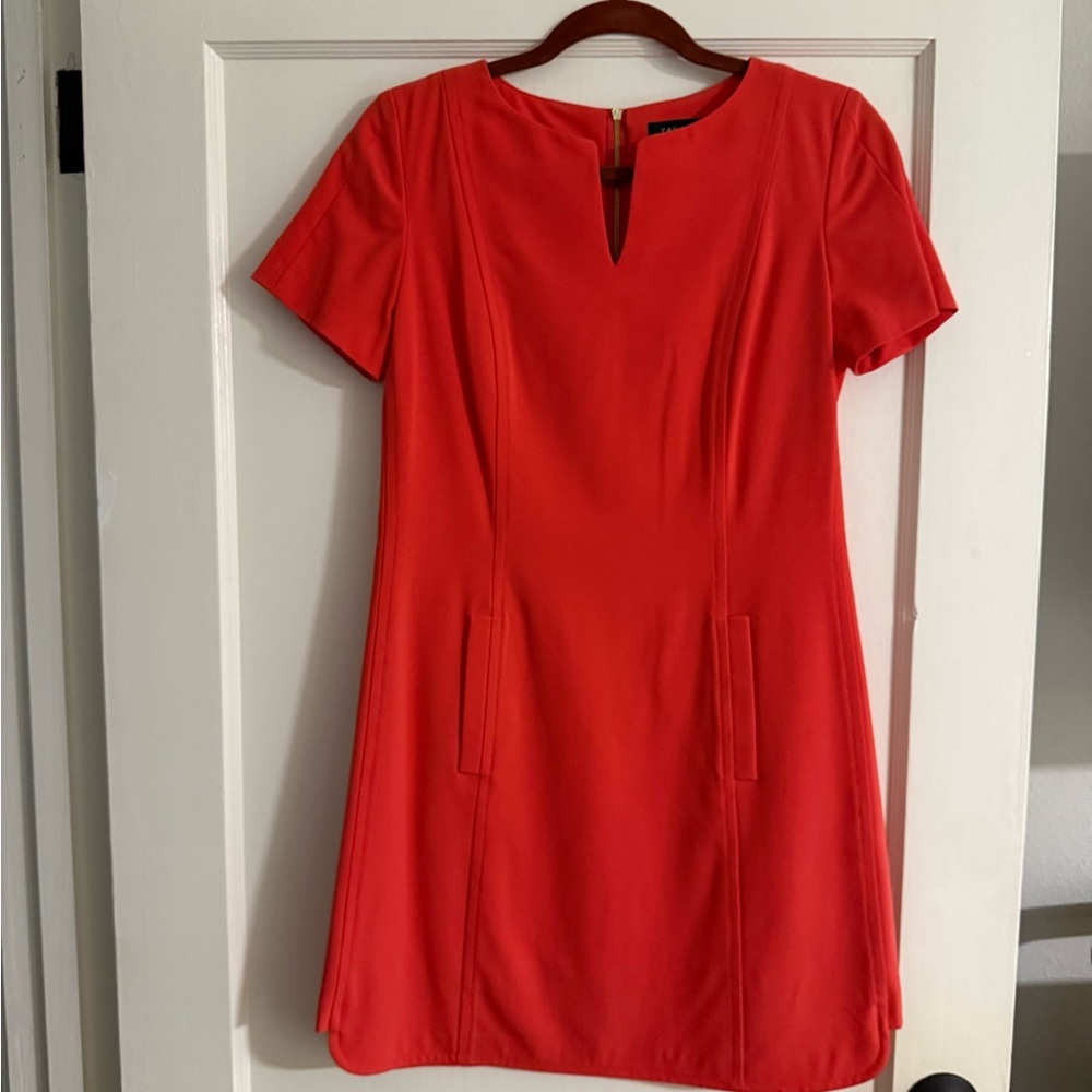 Orange Tahari Dress